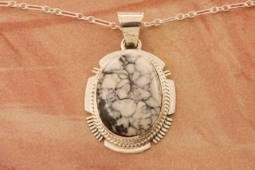 Native American Indian White Buffalo Pendant